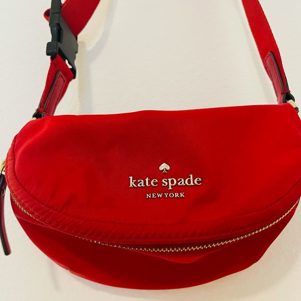 Kate Spade belt bag - Red - gently used - great condition